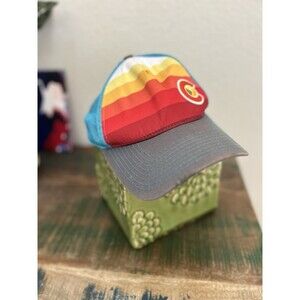 Colorado Hat Cap Multicolor Striped Trucker Mesh Back Colorful Yo Colorado